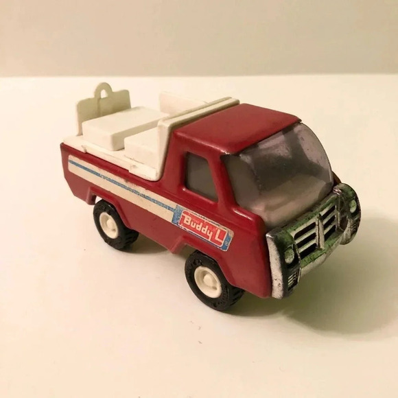 Vintage Buddy L Delivery Truck  Japan Red Truck Toy - Picture 2 of 12